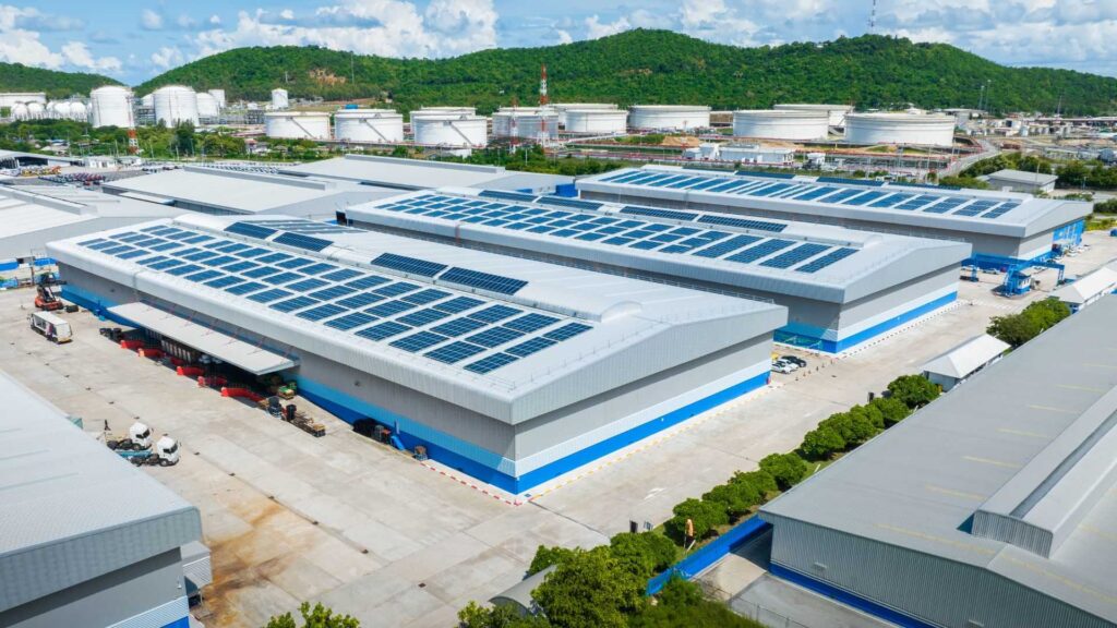 how can solar energy help factories to grow 2